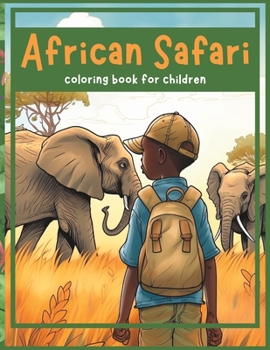 Paperback African Safari. Coloring book for children Book