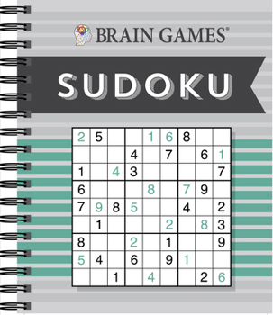 Spiral-bound Brain Games - Sudoku (Green) Book