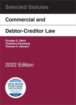 Paperback Commercial and Debtor-Creditor Law Selected Statutes, 2022 Edition Book