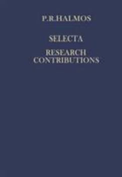 Hardcover Selecta I - Research Contributions Book