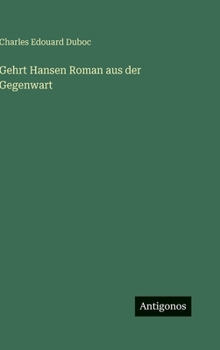 Gehrt Hansen Roman aus der Gegenwart