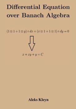 Paperback Differential Equation over Banach Algebra Book