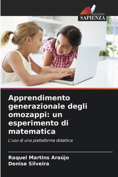 Paperback Apprendimento generazionale degli omozappi: un esperimento di matematica [Italian] Book