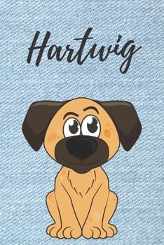 personalisiertes Notizbuch Hunde  / Malbuch / Kritzelbuch / Tagebuch / Notizheft / Journal / DIN A5 / Geschenke Hartwig: individuelles ... Geschenk für Männer. (German Edition)