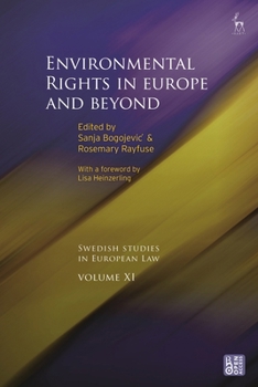 Paperback Environmental Rights in Europe and Beyond Book