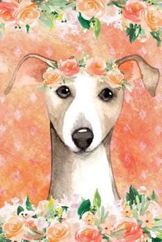 Paperback Journal Notebook For Dog Lovers Italian Greyhound In Flowers 5: 162 Lined and Numbered Pages With Index For Journaling, Writing, Planning and Doodling Book