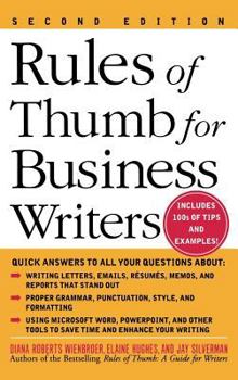 Hardcover Rules of Thumb for Business Writers Book