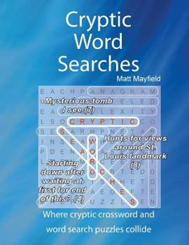 Paperback Cryptic Word Searches Book