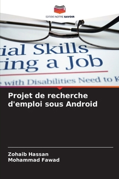Paperback Projet de recherche d'emploi sous Android [French] Book