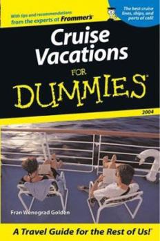 Paperback Cruise Vacations for Dummies Book