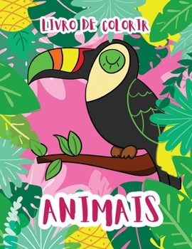 Paperback Animais: livro de colorir [Portuguese] Book