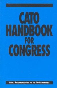 Paperback Cato Handbook for Congress, 106th Congress Book