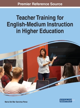 Hardcover Teacher Training for English-Medium Instruction in Higher Education Book
