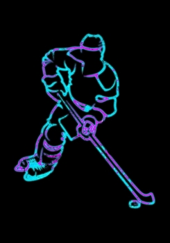 Hockey Player Game Statistics Journal: Kids Hockey Analytics For Boys & Girls (Defencemen, Centers or Wingers)