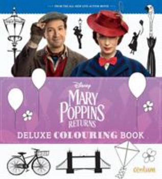 Paperback Mary Poppins Returns Deluxe Colouring Book