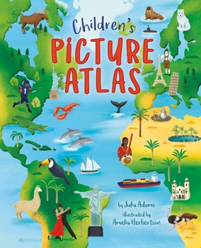 Hardcover Children's Picture Atlas Book