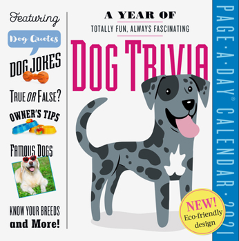Calendar A Year of Dog Trivia Page-A-Day Calendar 2021 Book