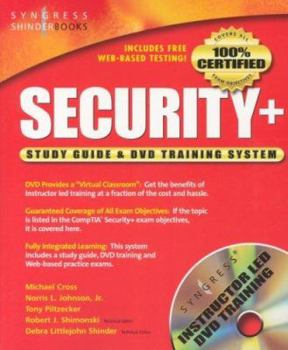 Paperback Security+ Study Guide and DVD Training System [With DVD] Book