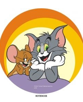 Paperback Notebook: Tom and Jerry Cartoon Soft Glossy Cover College Ruled Lined Pages Book 7.5 x 9.25 Inches 110 Pages Book