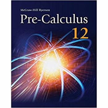 Paperback Pre-Calculus 12 Student Workbook Book