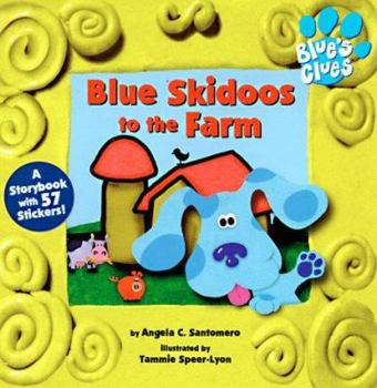 Paperback Blue Skidoos to the Farm Book