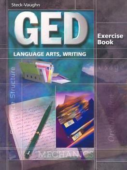 Paperback GED Exercise Books: Student Workbook Language Arts, Writing Book