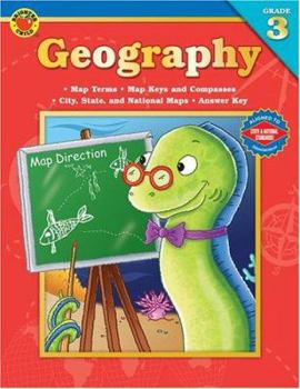 Paperback Brighter Child Geography, Grade 3 Book