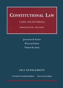 Paperback Constitutional Law: Cases and Materials Book