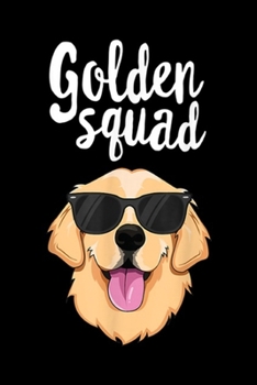 Golden Squad: Golden Squad Kids Boys Cool Retriever Dog Pet Lover Journal/Notebook Blank Lined Ruled 6x9 100 Pages