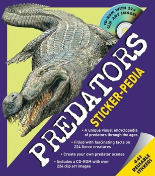 Paperback Sticker-pedia Predators (Stickerpedia Books) Book