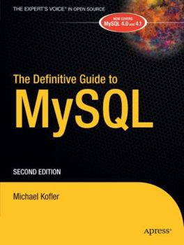 Paperback The Definitive Guide to MySQL Book