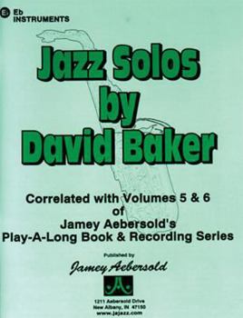 Paperback Jazz Solos: Correlated with Aebersold Volumes 5 & 6 of Jamey Aebersold's Play-A-Long Book & Recording Series Book