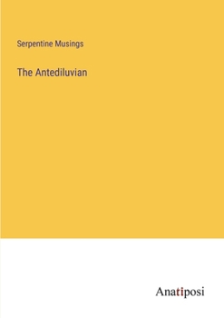 Paperback The Antediluvian Book