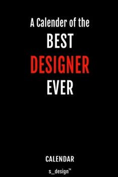 Calendar for Designers / Designer: Everlasting Calendar / Diary / Journal (365 Days / 3 Days per Page) for notes, journal writing, event planner, quotes & personal memories