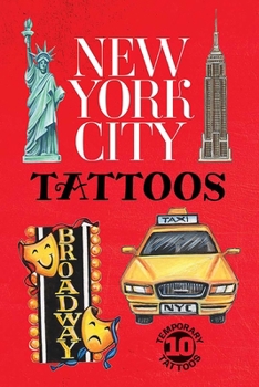 Paperback New York City: 10 Temporary Tattoos Book