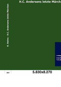Paperback H.C. Andersens Letzte M Rchen [German] Book