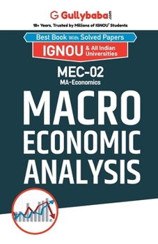 Paperback MEC-02 Macroeconomic Analysis Book