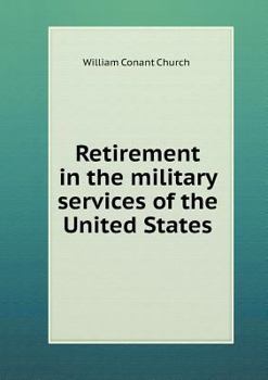 Paperback Retirement in the military services of the United States Book