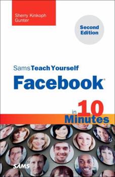 Paperback Sams Teach Yourself Facebook in 10 Minutes Book