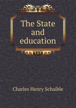Paperback The State and education Book