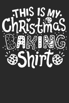 Paperback Gift Notebook: Christmas Baking 6x9 Dot Grid 120 Pages Book