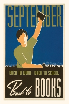 Paperback Vintage Journal September, Back to Books Poster Book