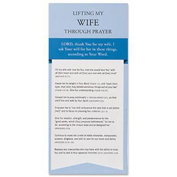 Paperback Lifting My Wife Through Prayer (25-Pack) Book