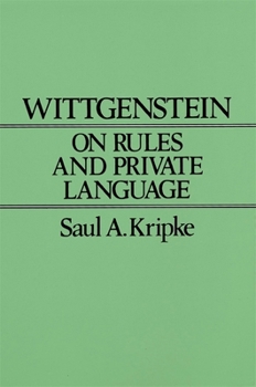 Paperback Wittgenstein on Rules and Private Language: An Elementary Exposition Book