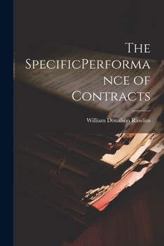 Paperback The SpecificPerformance of Contracts Book