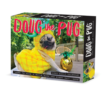 Calendar Doug the Pug 2022 Box Calendar, Daily Desktop Book