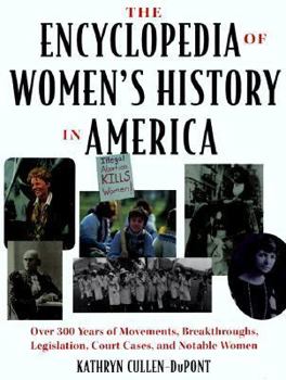 Paperback The Encyclopedia of Women's History in America Book