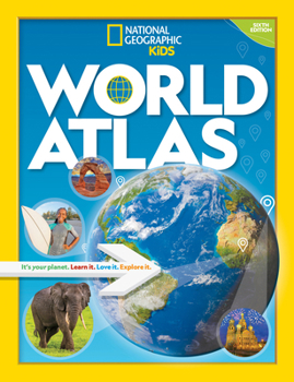 Hardcover National Geographic Kids World Atlas, 6th Edition Book