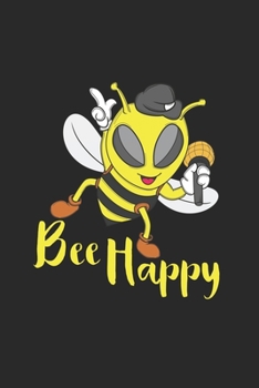 Bee Happy: Bee Happy Notebook / Family Circle / Diary Great Gift for beekeeper or any other occasion. 110 Pages 6" by 9"