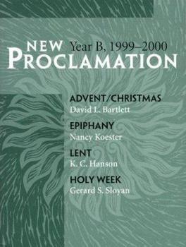 Paperback New Proclamation: Advent Through Holy Week Book